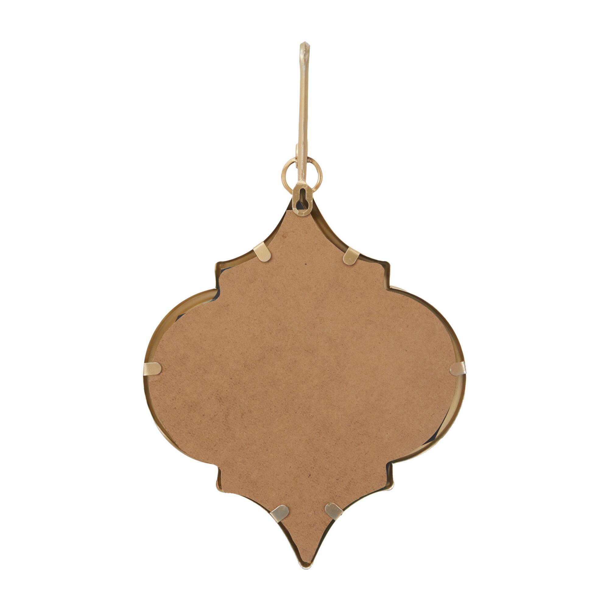 CosmoLiving by Cosmopolitan 16" Gold Glam Wall Sconce